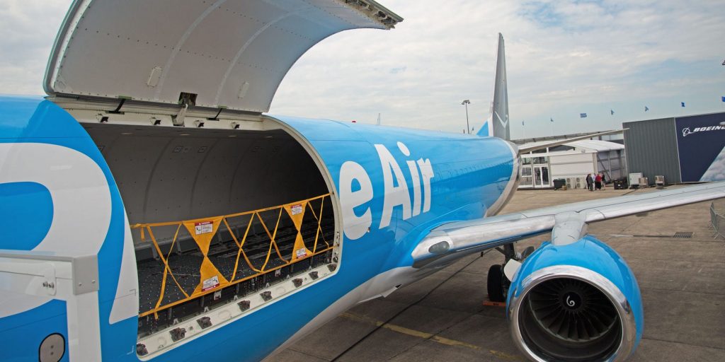 Take a look inside an Amazon Air Boeing 737, the latest weapon in Jeff Bezos' master plan to win the delivery wars