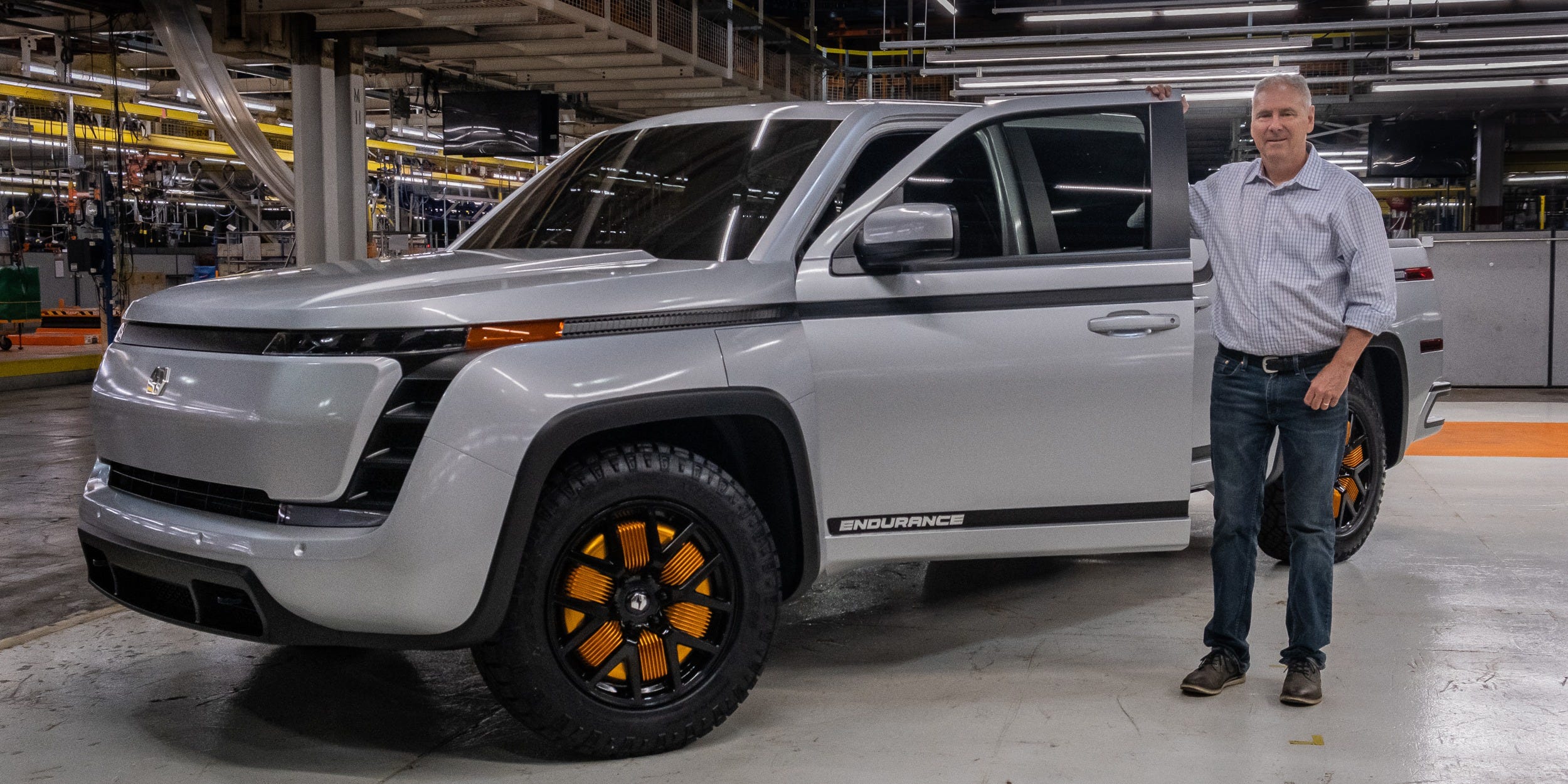 Endurance electric pickup truck by Lordstown Motors