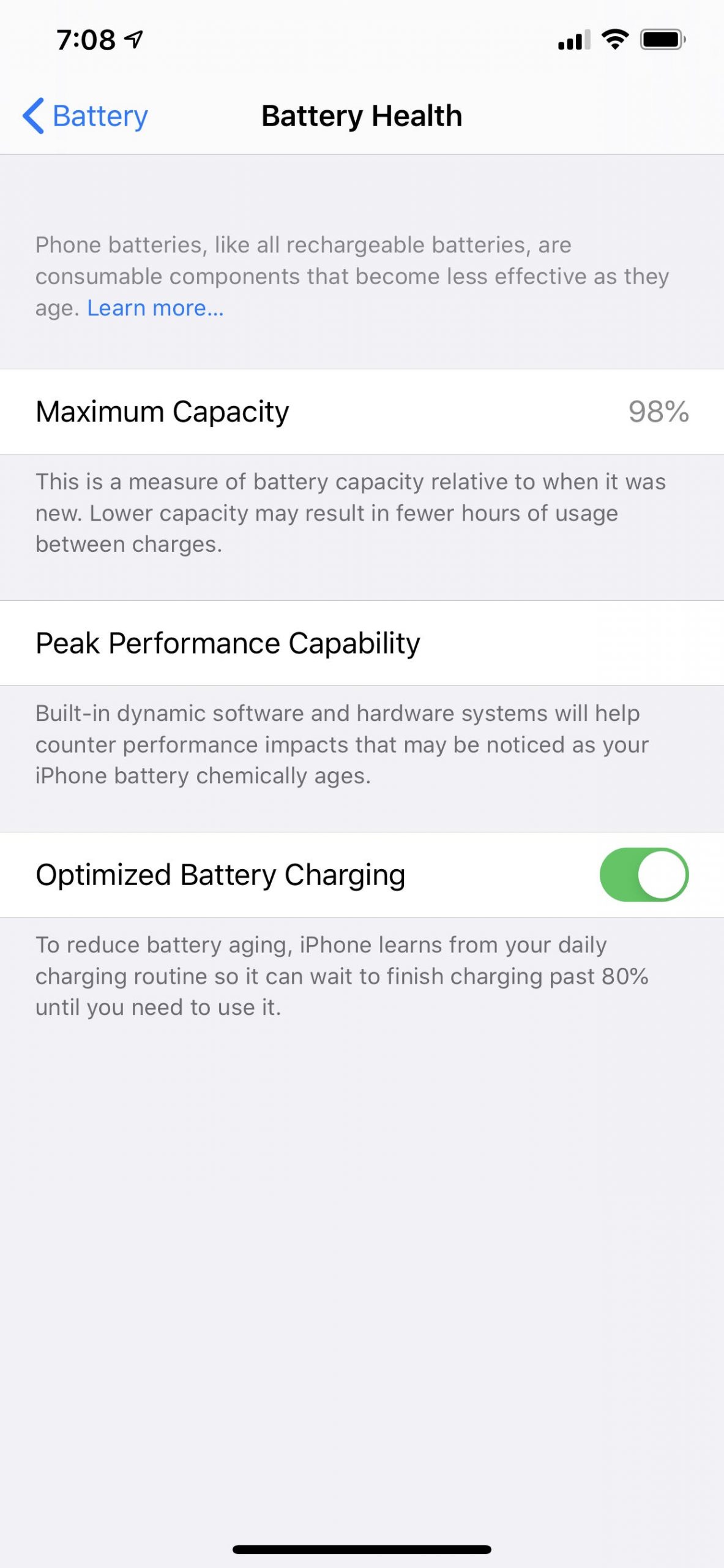 How to check the battery health on an iPhone 1