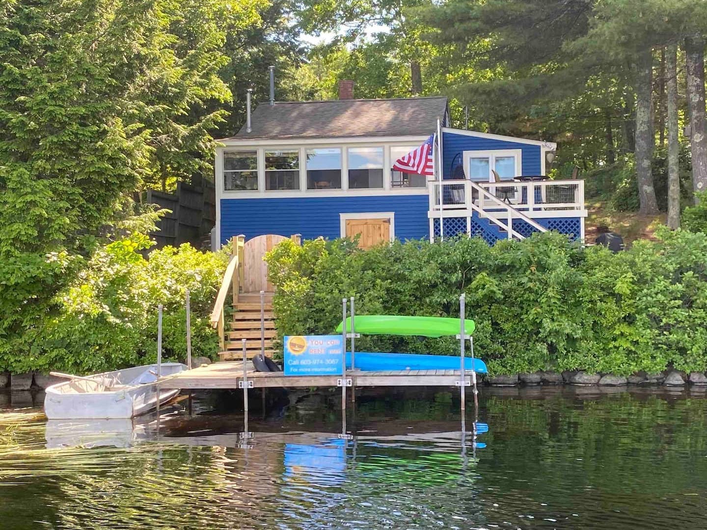 New Hampshire  Cottage on the lake in Northwood