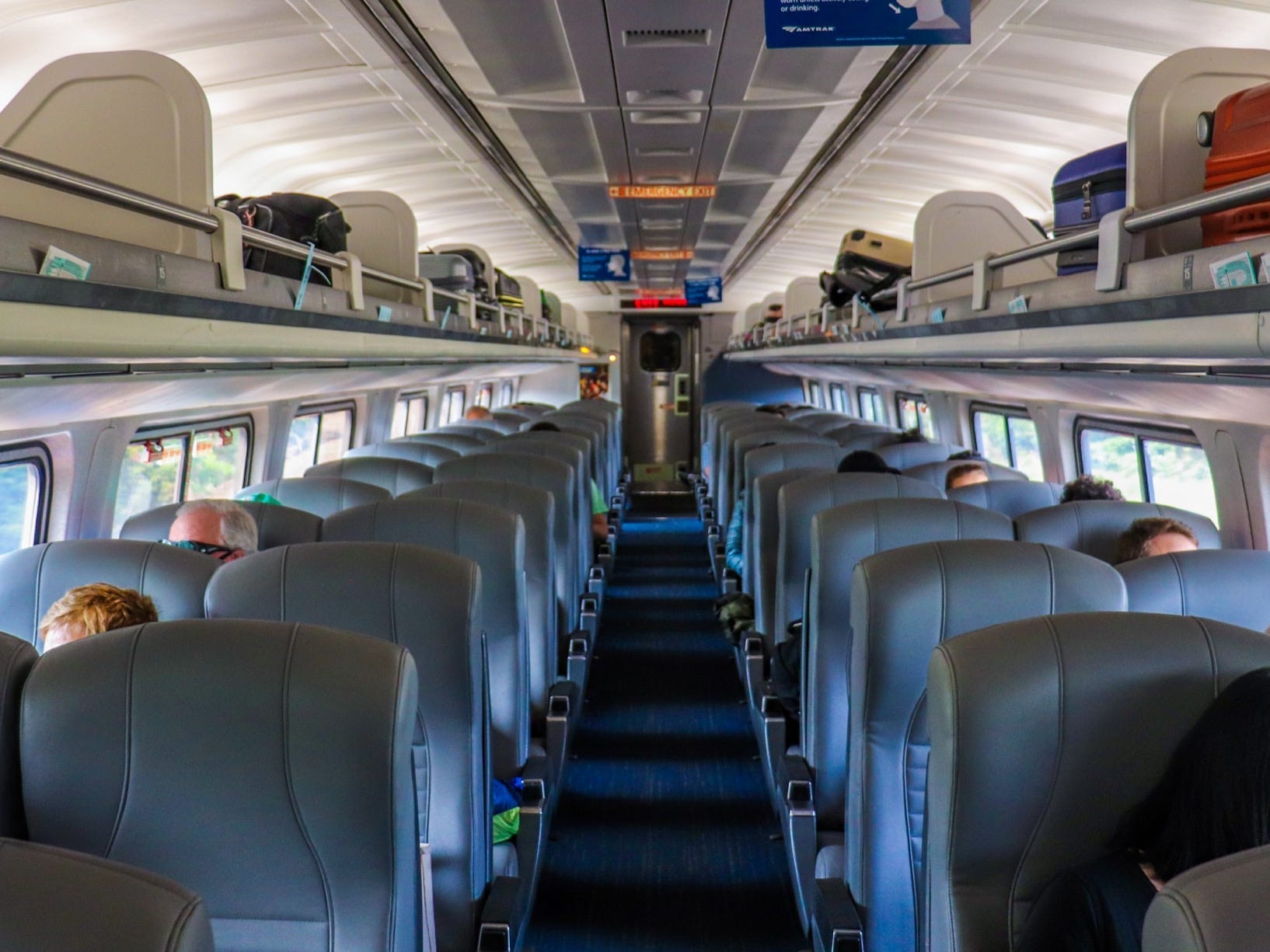 Inside Amtrak's Northeast Regional train from New York to Boston - Amtrak Northeast Regional New York to Boston