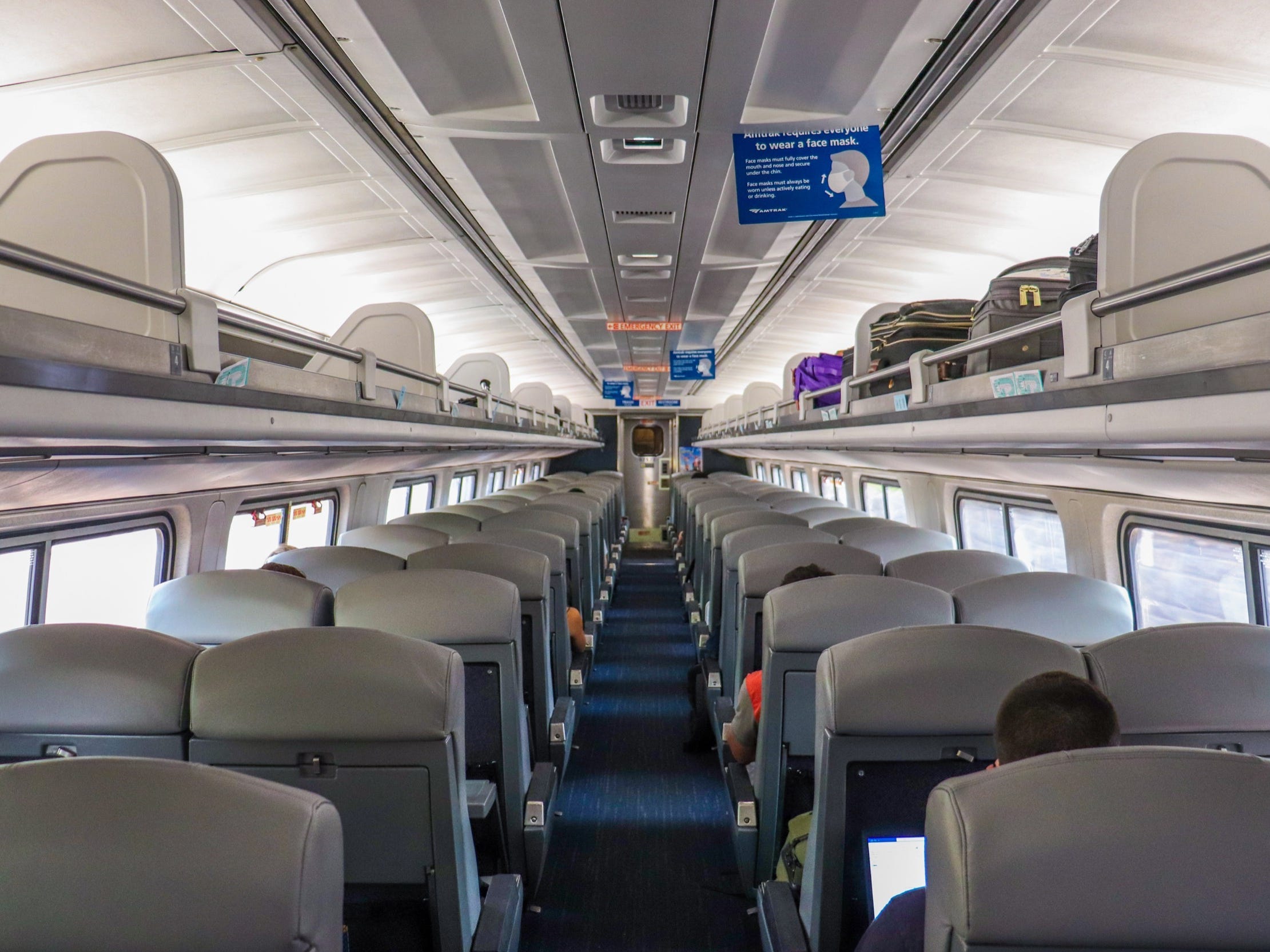 Inside Amtrak's Northeast Regional train from New York to Boston - Amtrak Northeast Regional New York to Boston