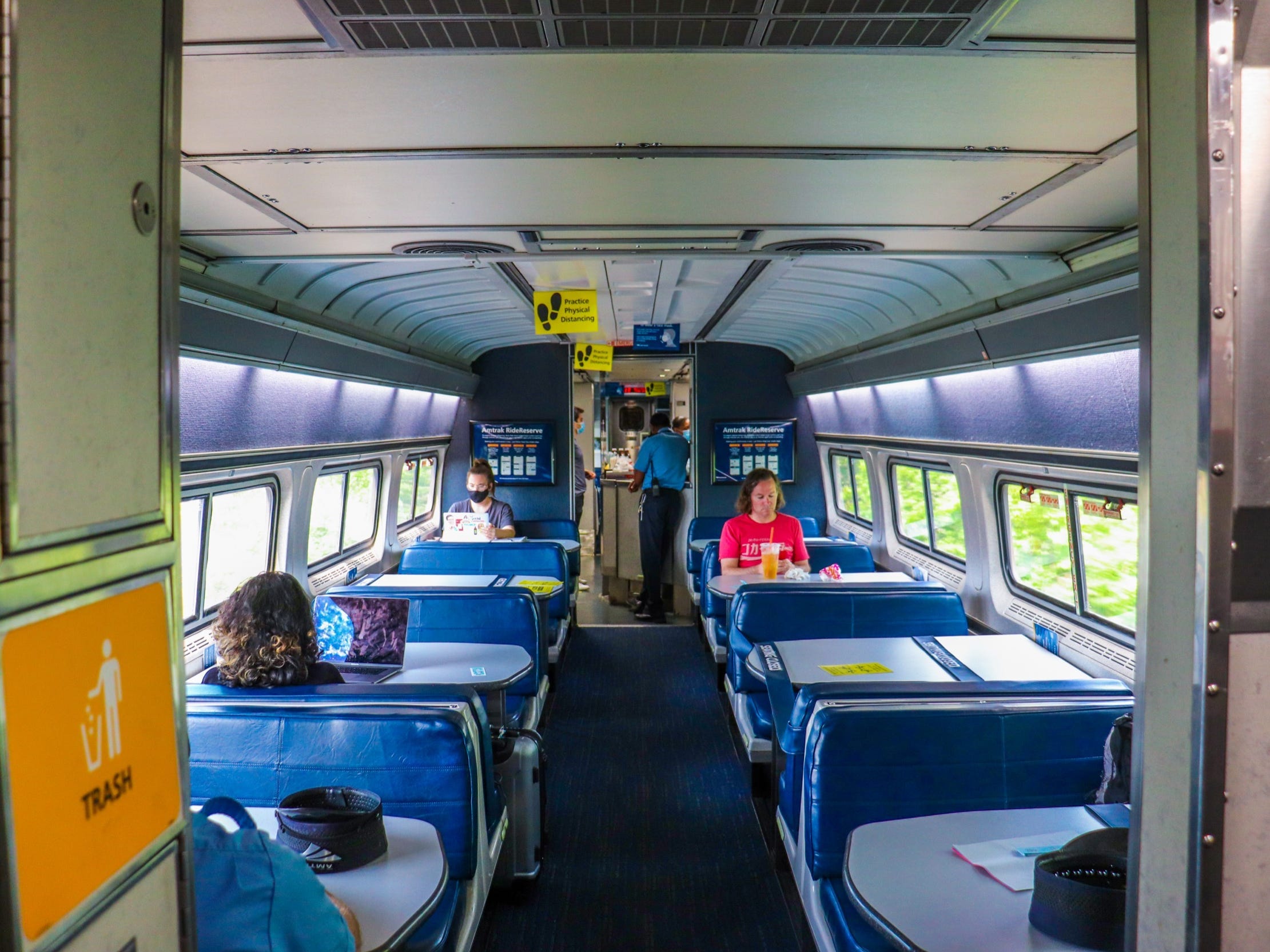 Inside Amtrak's Northeast Regional train from New York to Boston - Amtrak Northeast Regional New York to Boston