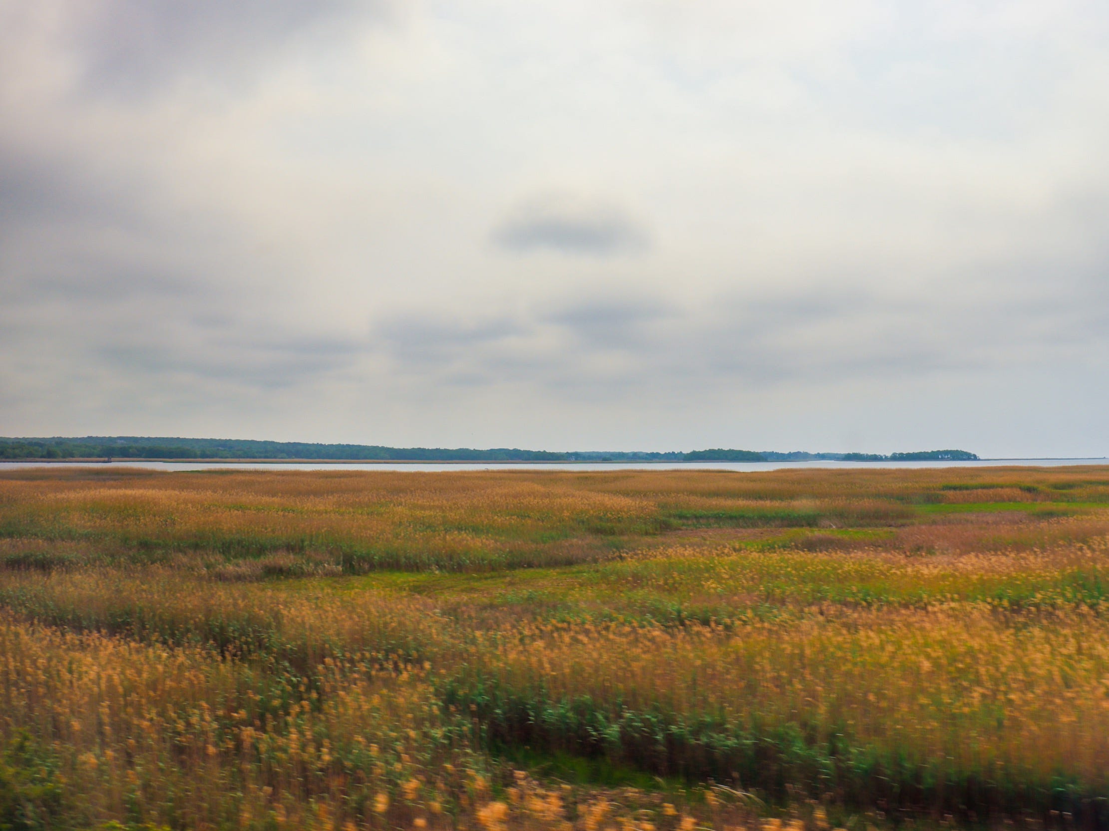 The view from Amtrak's Northeast Regional train from New York to Boston - Amtrak Northeast Regional New York to Boston