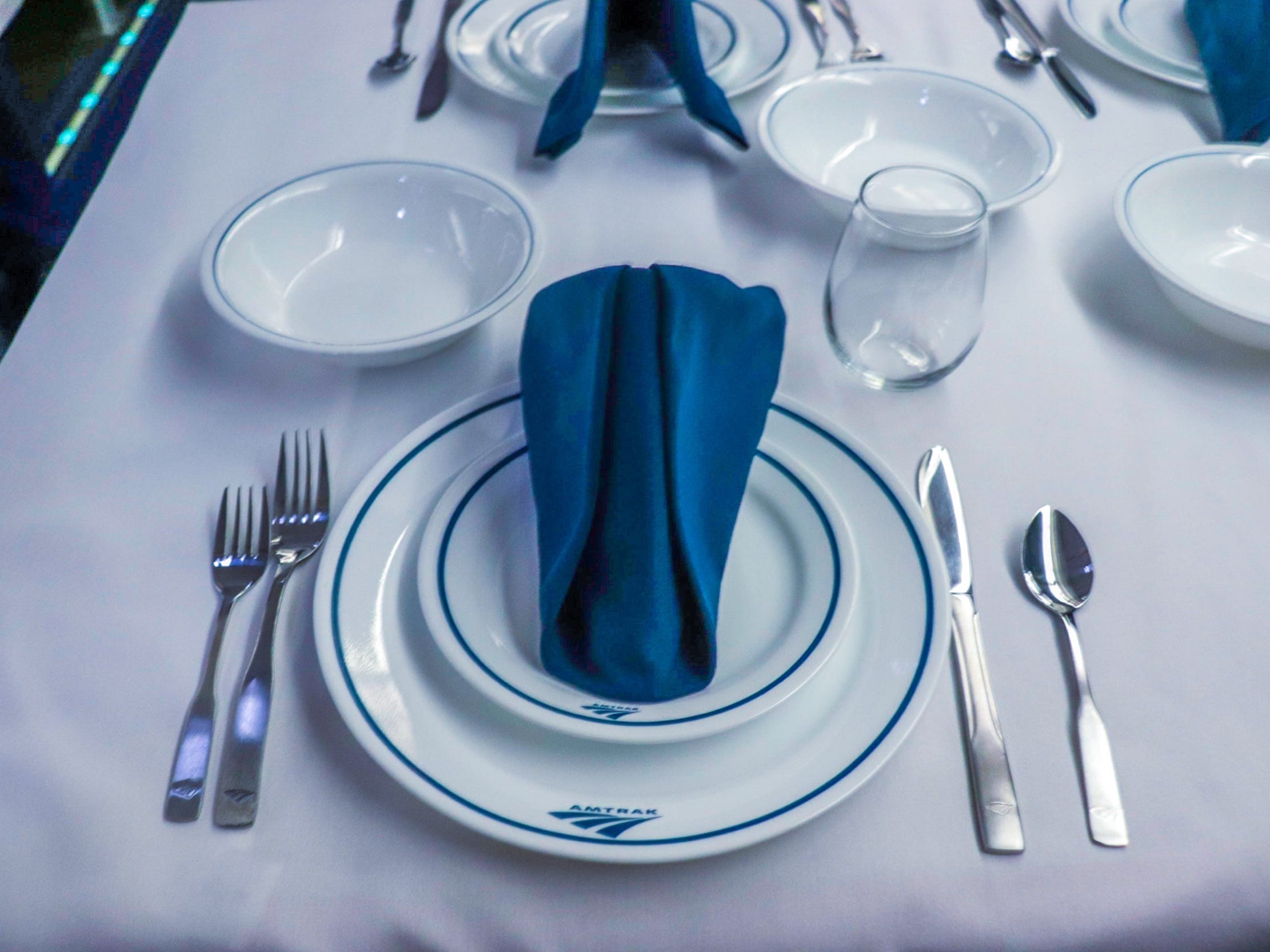 Inside the dining car of an Amtrak Superliner - Amtrak Upgraded Long Distance Trains 2021