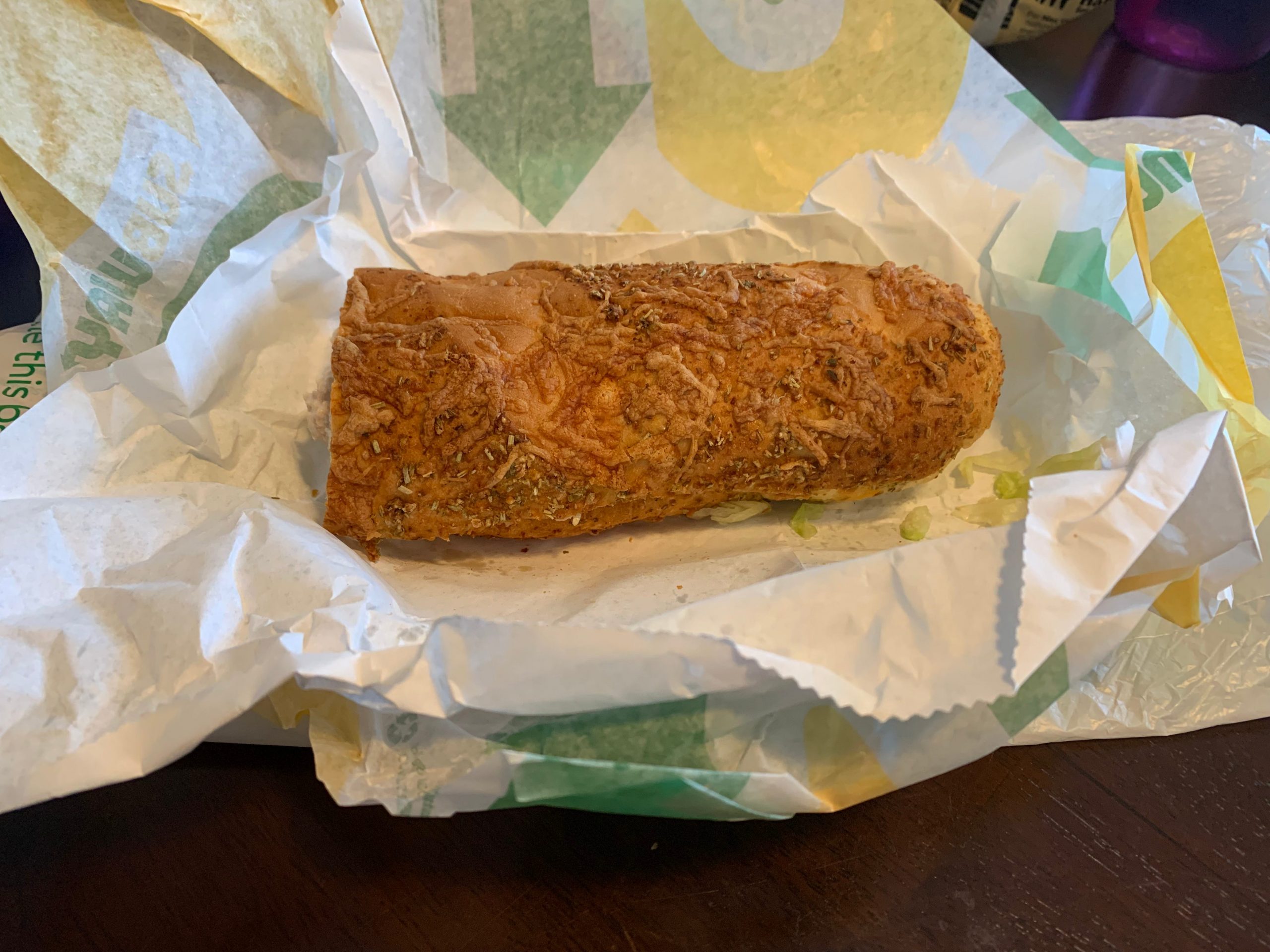 Subway tuna sub