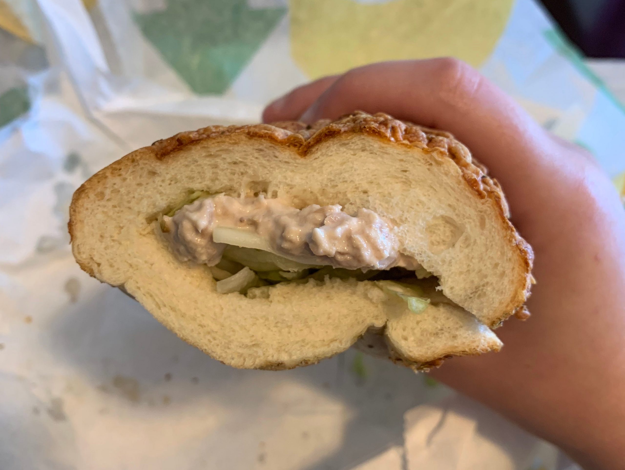 Subway tuna sub