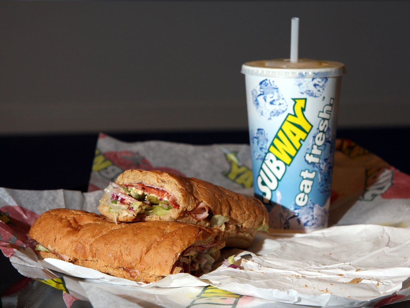 Subway roast beef sandwich