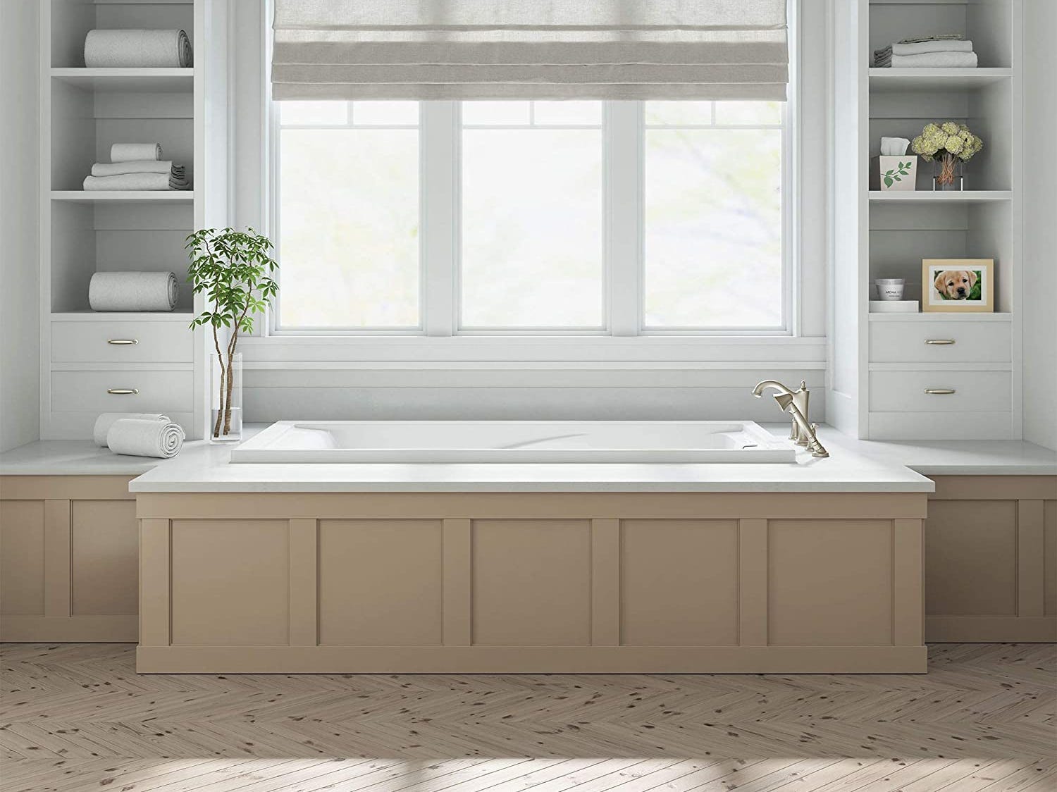 american standard drop-in bathtub in front of a window the best drop-in bathtubs in 2021