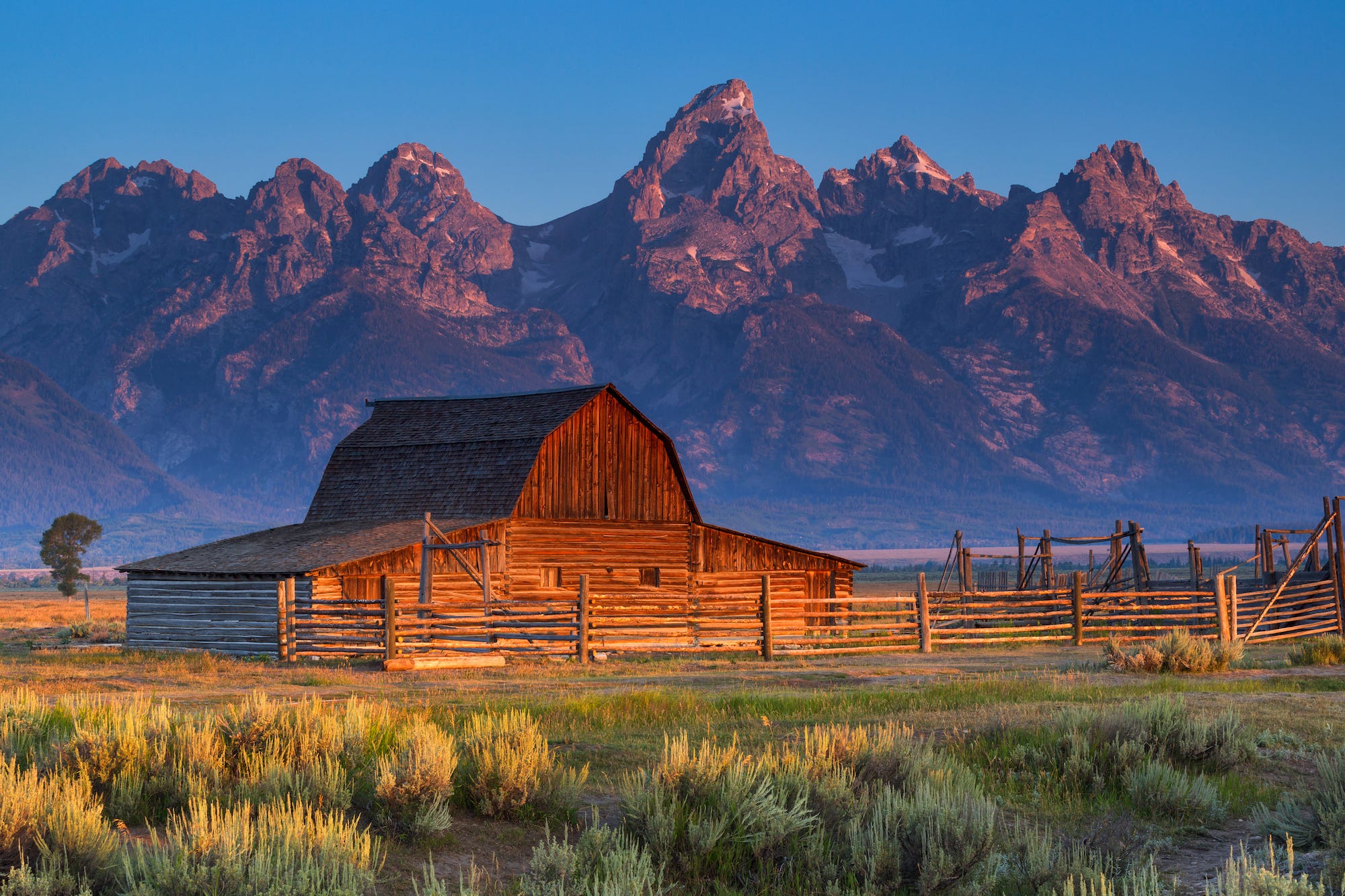 A barn in Wyoming