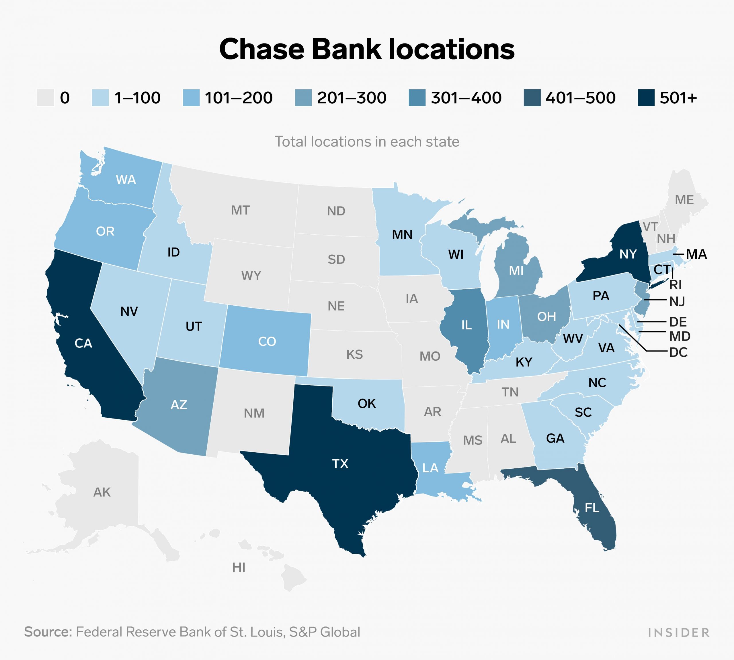 Best National Banks locations Chase Bank