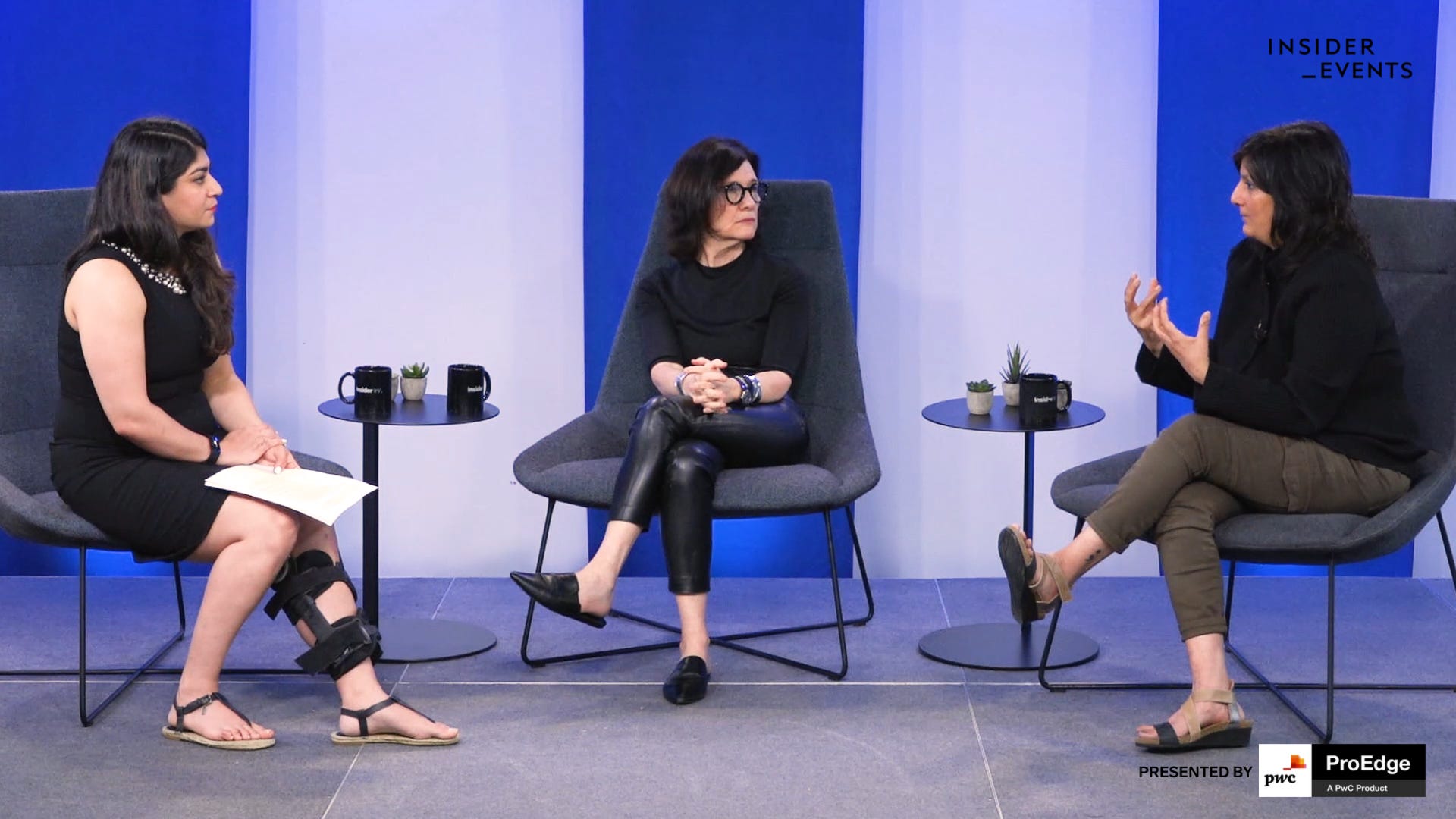 A panel discussion at Insider's Future of Work Event, June 29, 2021, featuring Insider's Tanya Dua, Gail Heimann, CEO of Weber Shandwick, and Devika Bulchandani, North America CEO of Ogilvy.