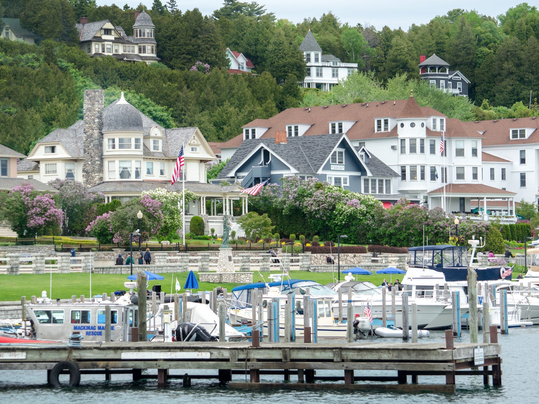 Homes near Mackinac Island, Michigan