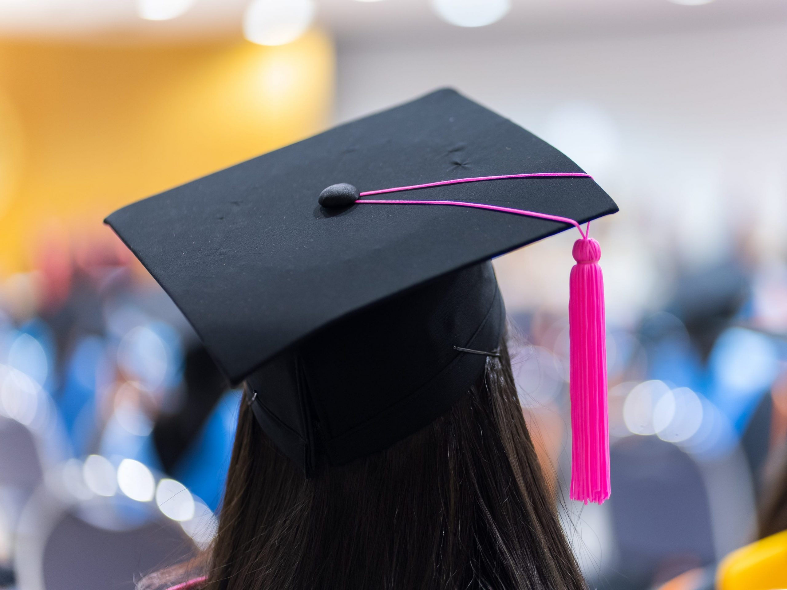 College student graduation cap